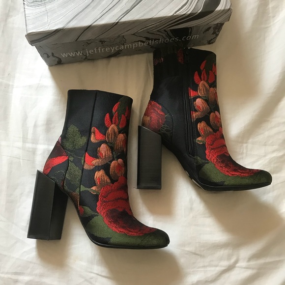 jeffrey campbell floral boots